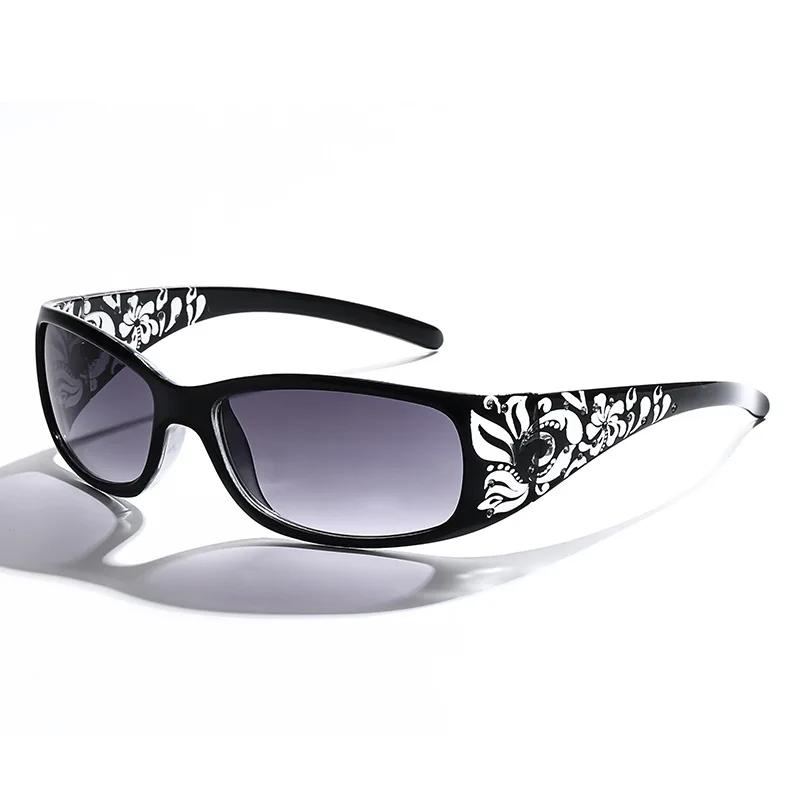 Lunettes de soleil carrées à petite monture pour femmes, nouveau modèle Y2K, Style rétro, élégantes,