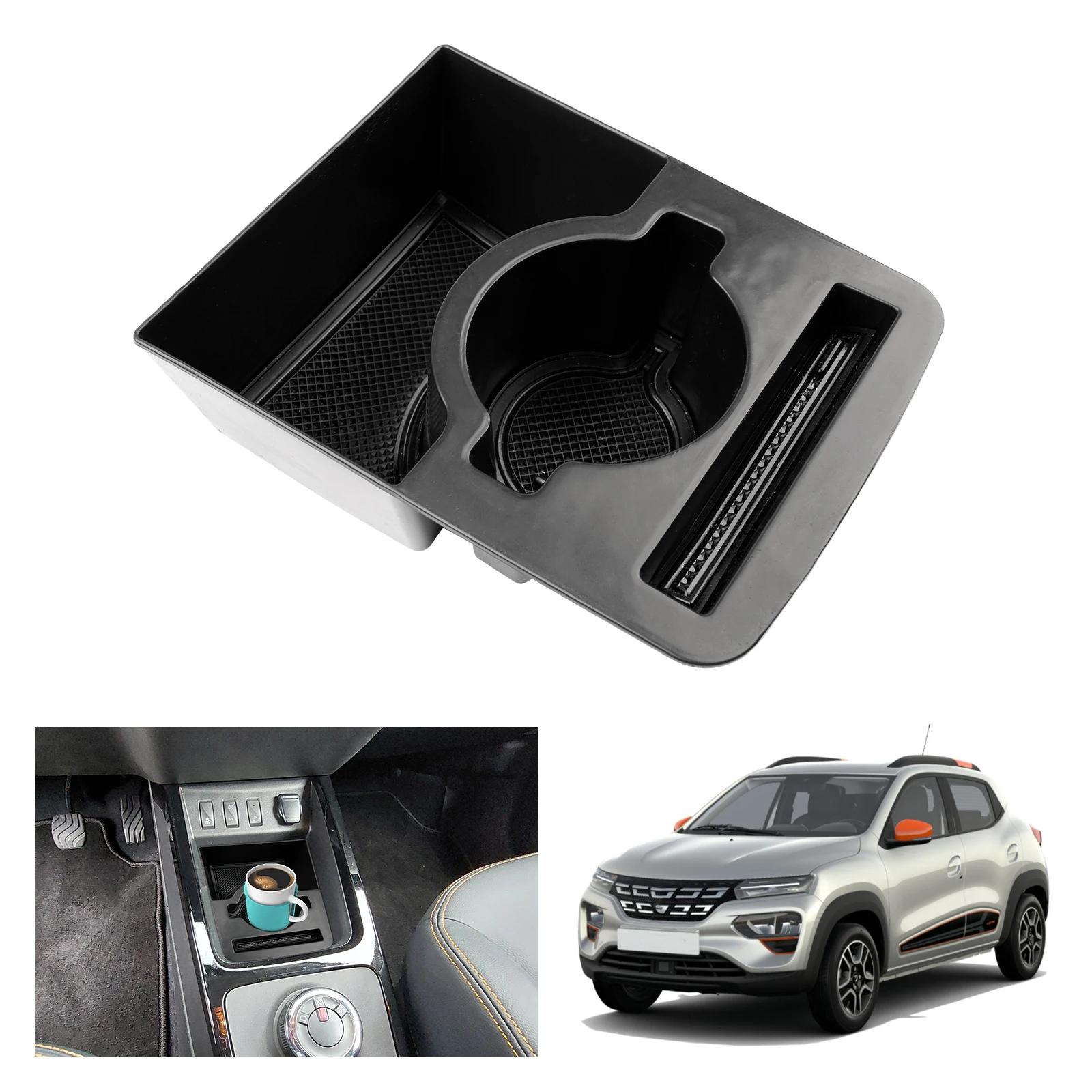 RUIYA pour Dacia Spring Electric EV 2022 2023 2024 Car Storage Central Control Container Auto Dacia 