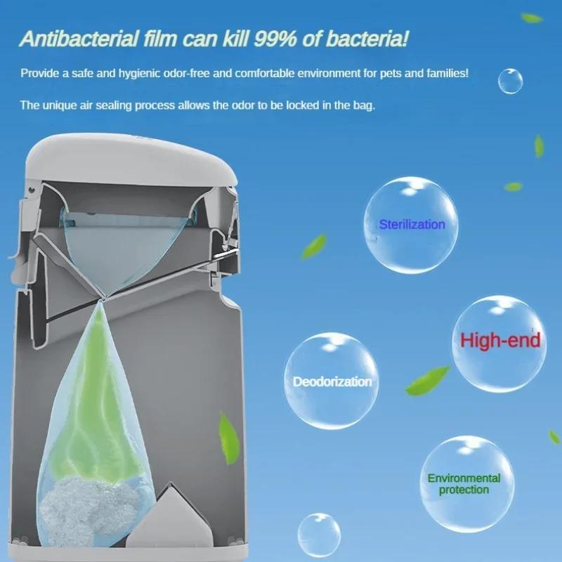 LitterLocker chat bac à litière sacs poubelle chats toilette désodorisation sac poubelle vert stéril