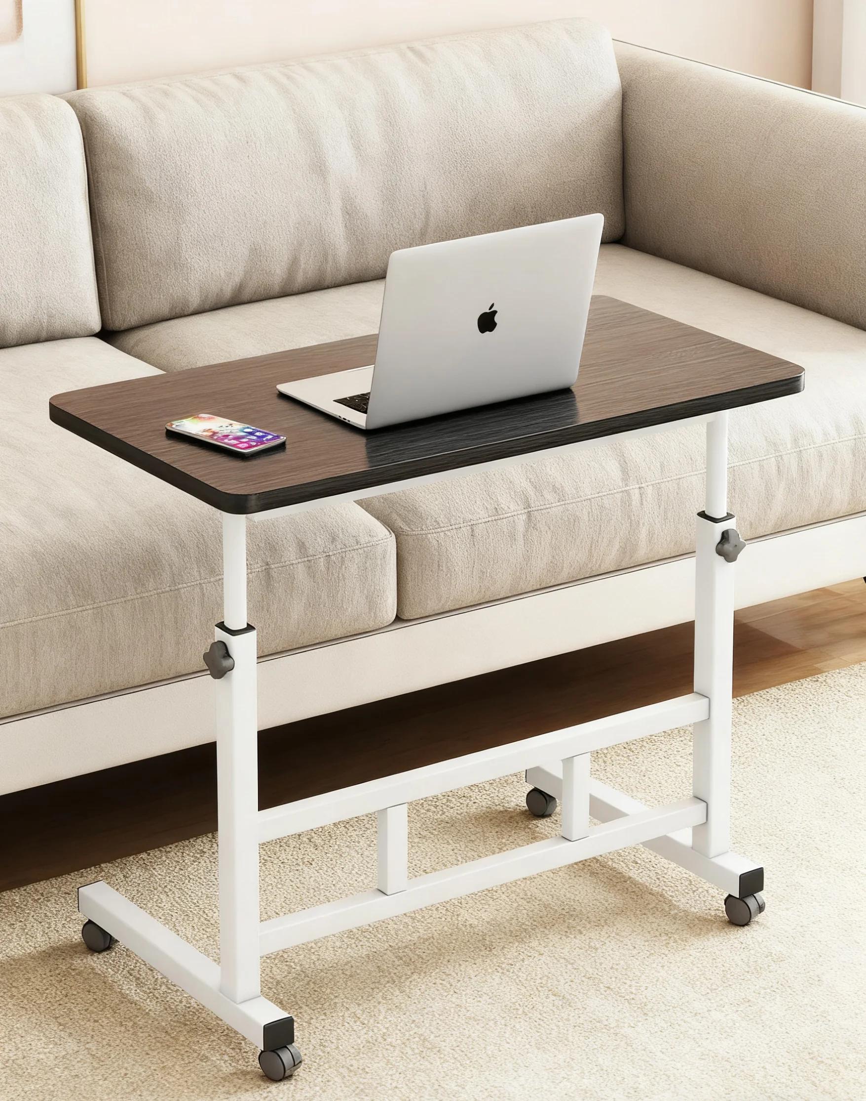 Table d'appoint réglable et confortable pour ordinateur portable, plateau repas pour manger sur lit 