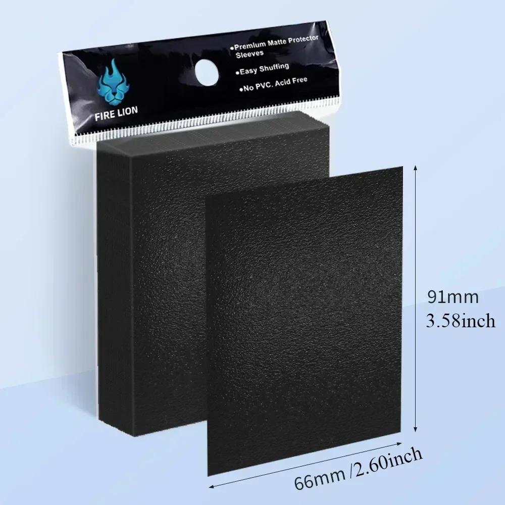 100 comptes manchons de cartes chargeurs supérieurs 66*91mm cartes à collectionner Penny doux mancho