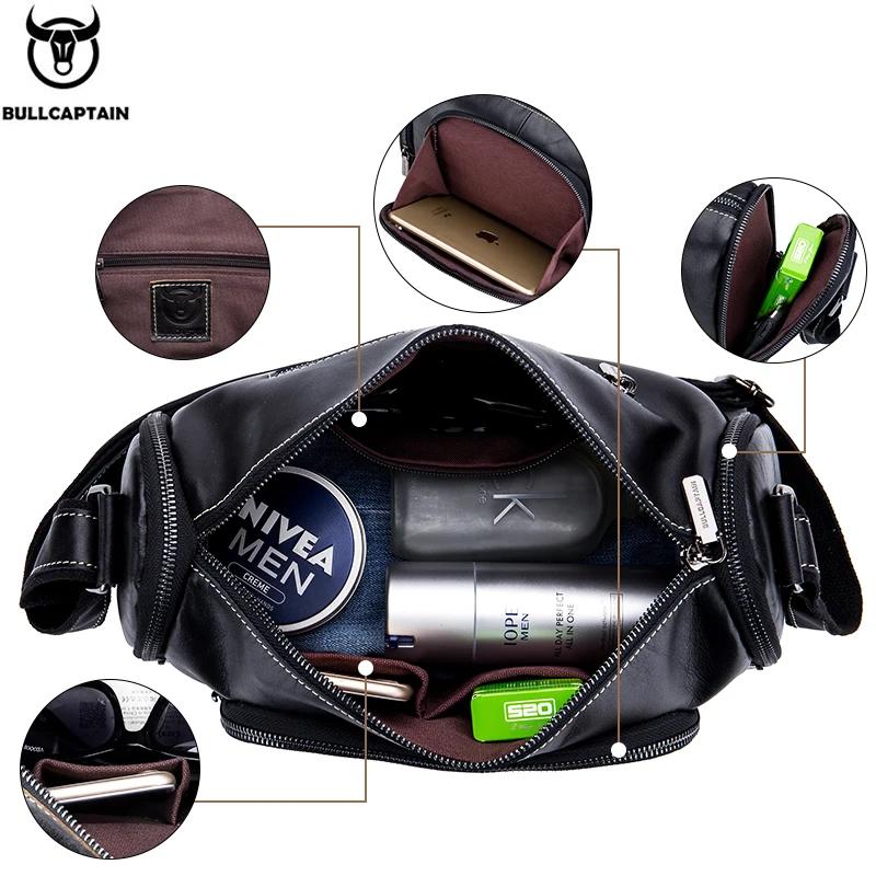 Bullcaptain sac à bandoulière pour hommes sport Fitness affaires sac à bandoulière voyage en plein a