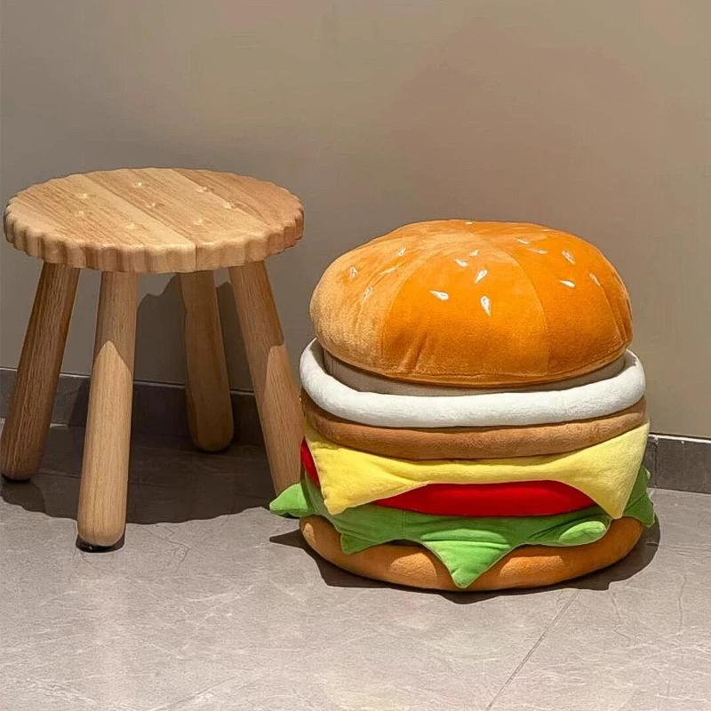 Nordique intérieur couloir salon hamburger stockage maquillage tabouret luxe repose-pieds maquillage