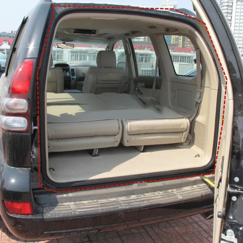 Bande d'étanchéité de hayon de coffre arrière de voiture, caoutchouc noir, Toyota Land Cruiser Prado