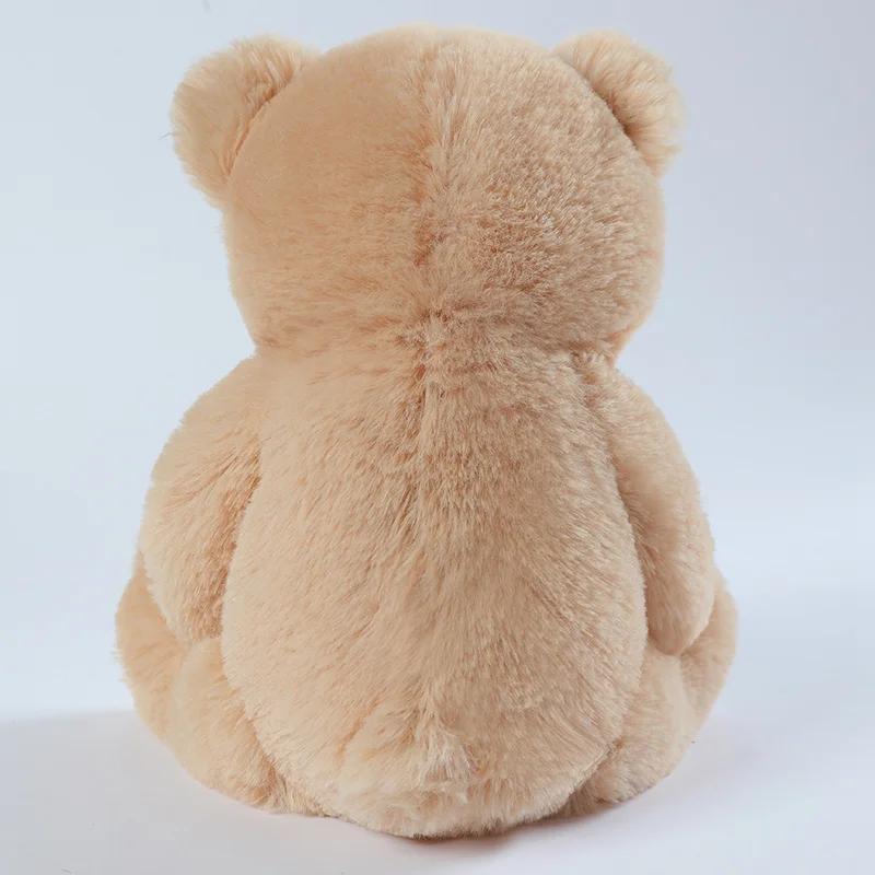 Jouets en peluche ours chien 25CM, mignon, cœur rouge imprimé amour, Animal créatif, poupée en peluc