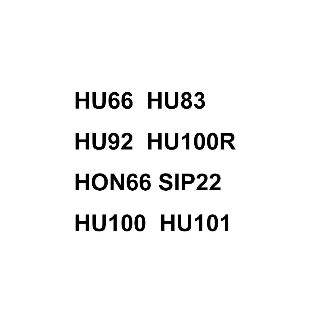 Lishi-Outils 2 en 1 HU56 HU58 HU64 HU66 HU71 HU83 HU87 HU92 HU100 HU100(10) HU101 HU100R HU134 HU136