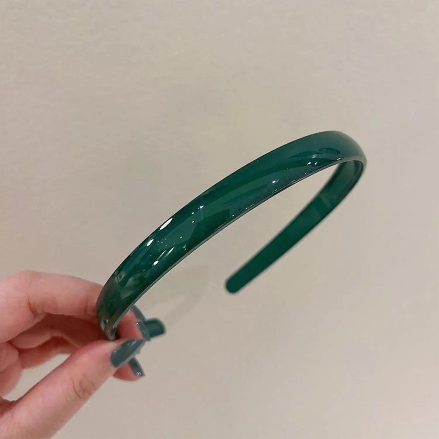 Bandeau en plastique translucide pour femmes et filles, bandeau antidérapant pour dents, couvre-chef