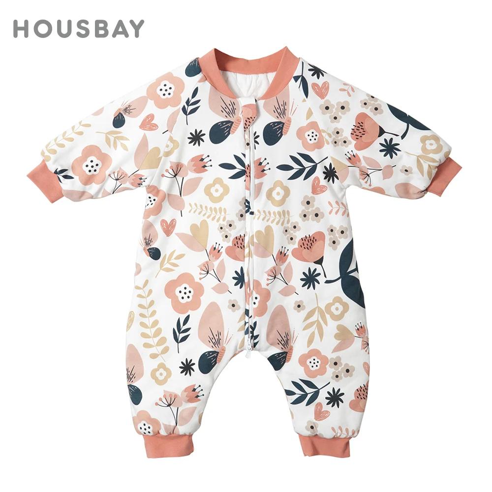 Sac de couchage bébé fille hiver avec pieds - Chaud et confortable pour les nuits 1-4 ans