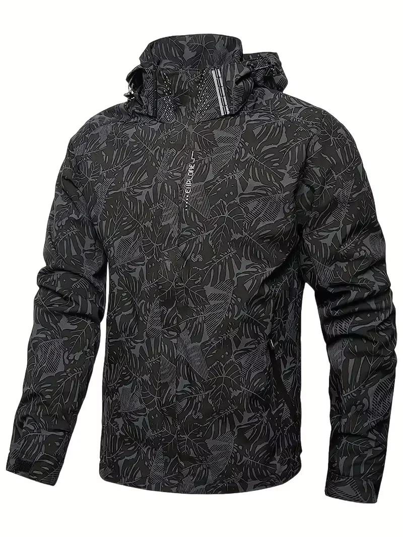 Veste coupe-vent imprimée tendance pour homme, nouvelle collection printemps-automne 2026, décontrac