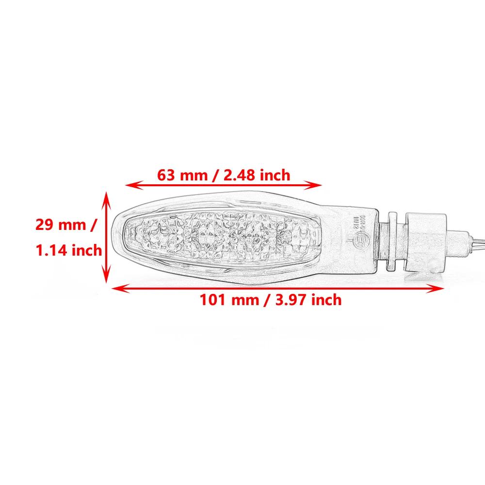 Clignotant LED pour Moto Tiger 800 900 1050 1200 XC Poly DayRequiStreet Triple 675 765 ROCKET, 3 Vit