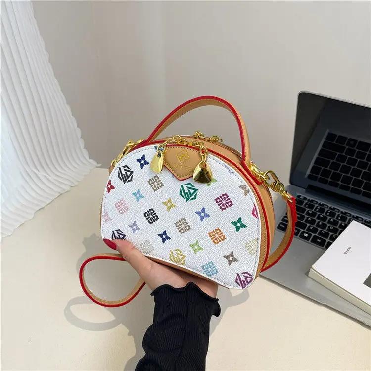 Sac à bandoulière rétro imprimé pour femme – Sac à main de haute qualité, décontracté, polyvalent, a