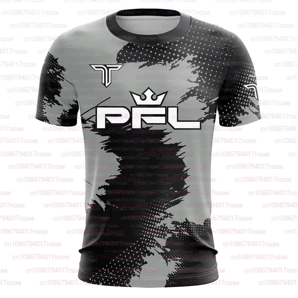 PFL Walk 2025 maillot de boxe hommes été Sparring MMA uniforme vêtements Sports de plein air à manch