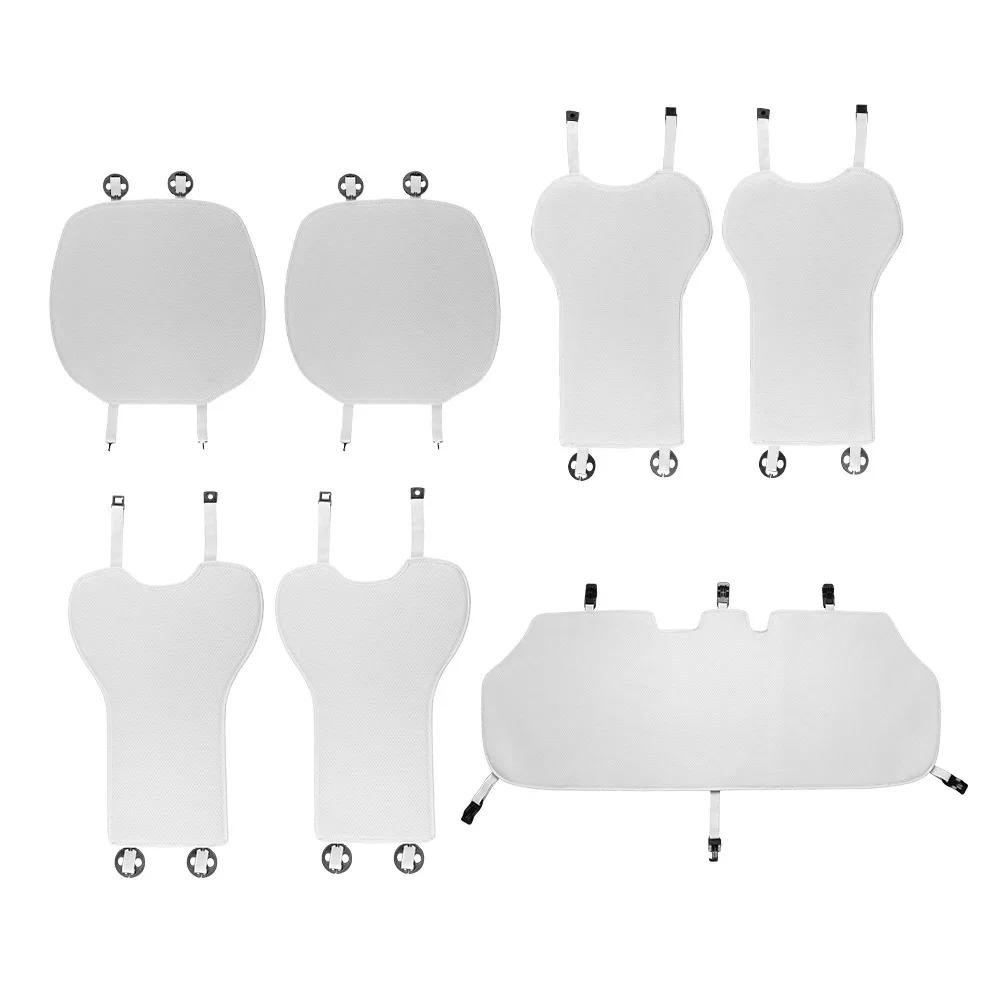 Ice InjMats-Housses de siège arrière respirantes toutes saisons, coussin de siège de voiture, housse