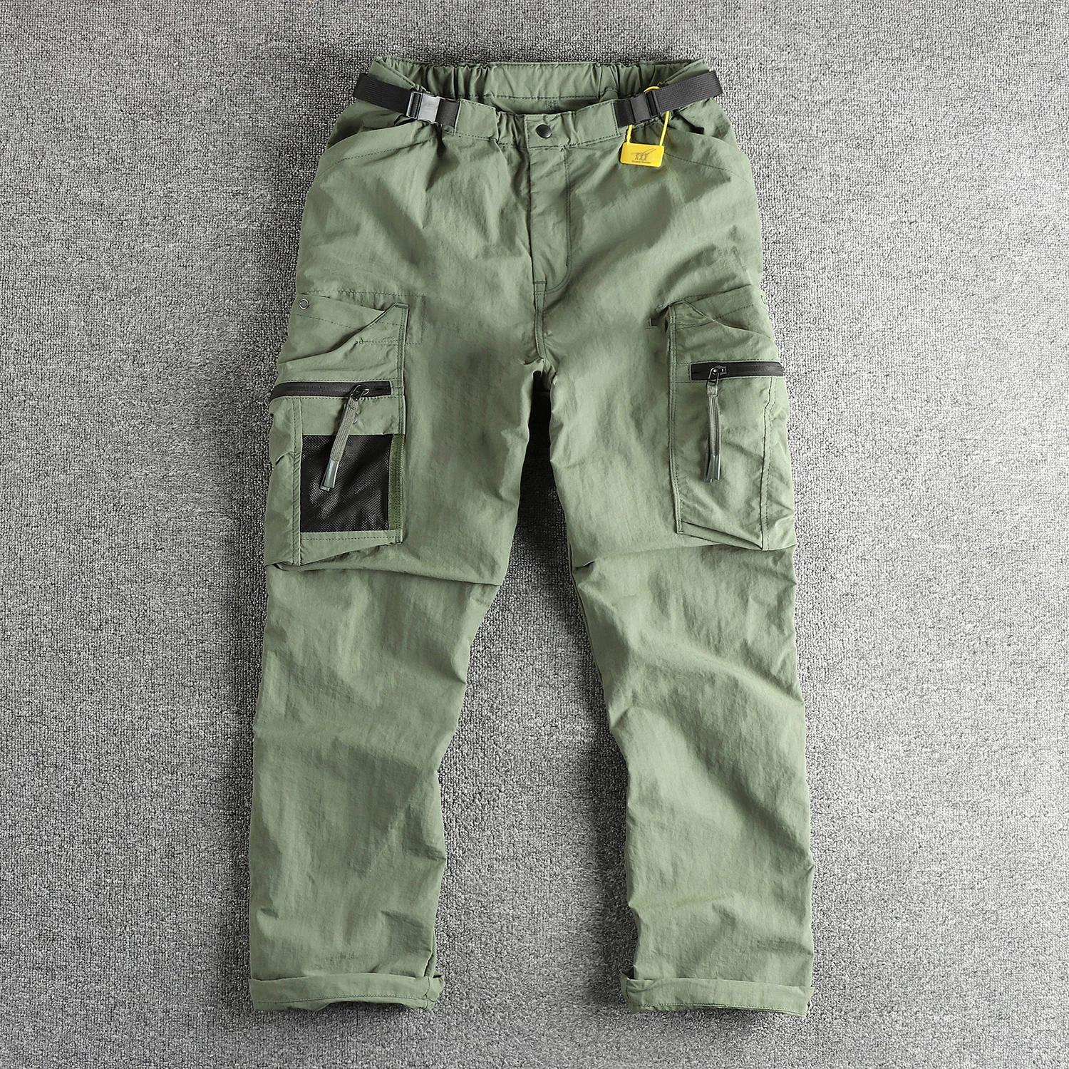 Pantalon d'assaut de parachutiste japonais, ample et droit, avec poche fonctionnelle, décontracté, a