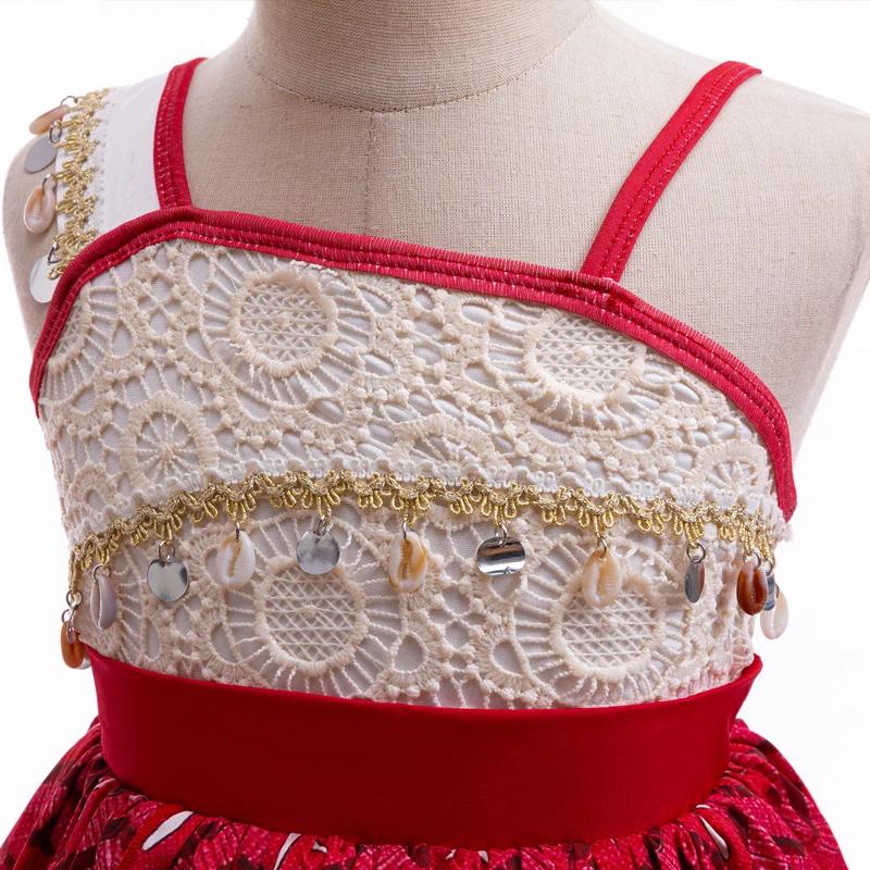 Film princesse Moana 2 robe filles Cosplay Vaiana carnaval fête océan aventure Costume enfants Hallo