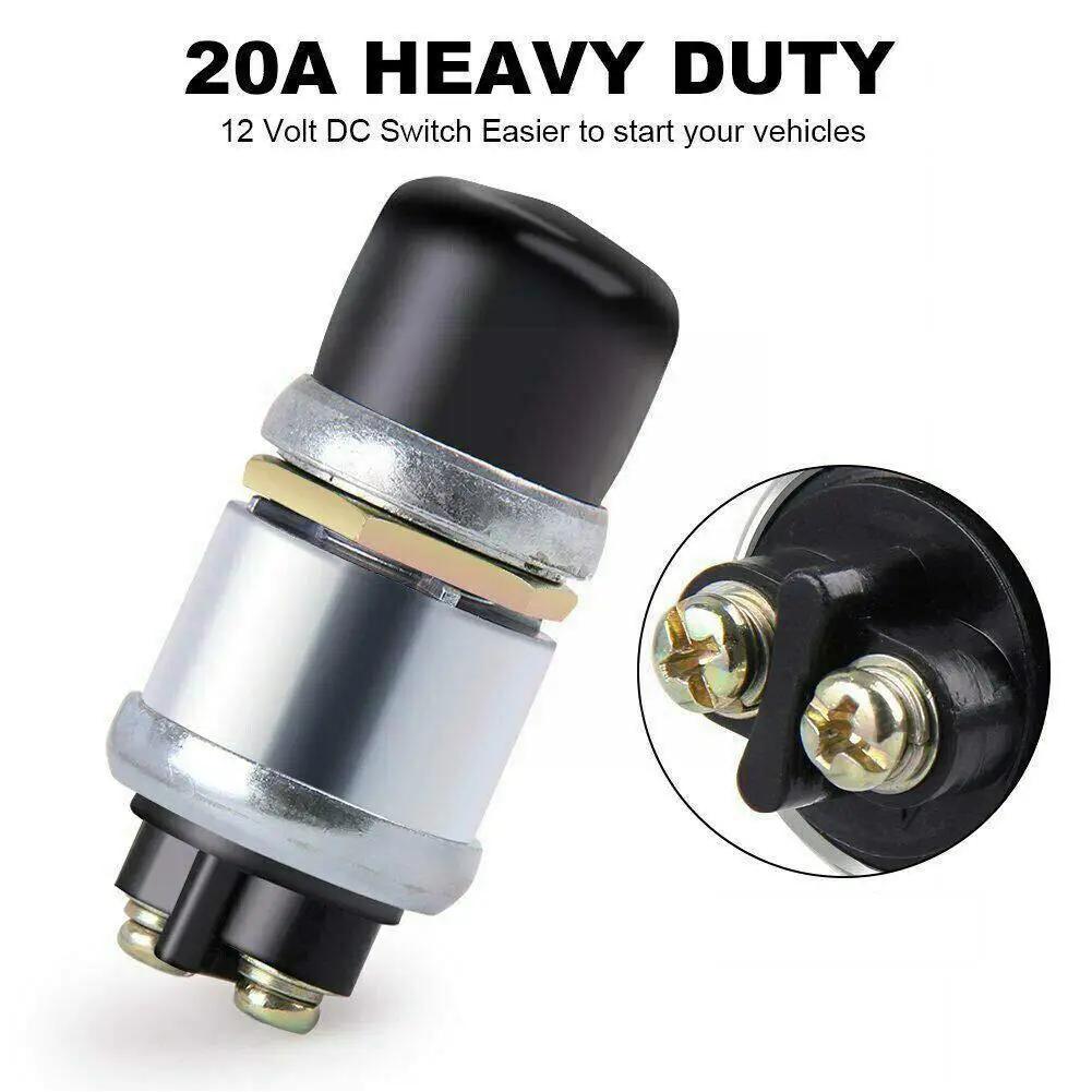 Interrupteur de démarrage étanche 60A DC 12V 24V, 1 pièce, interrupteur de démarrage de moteur de ca