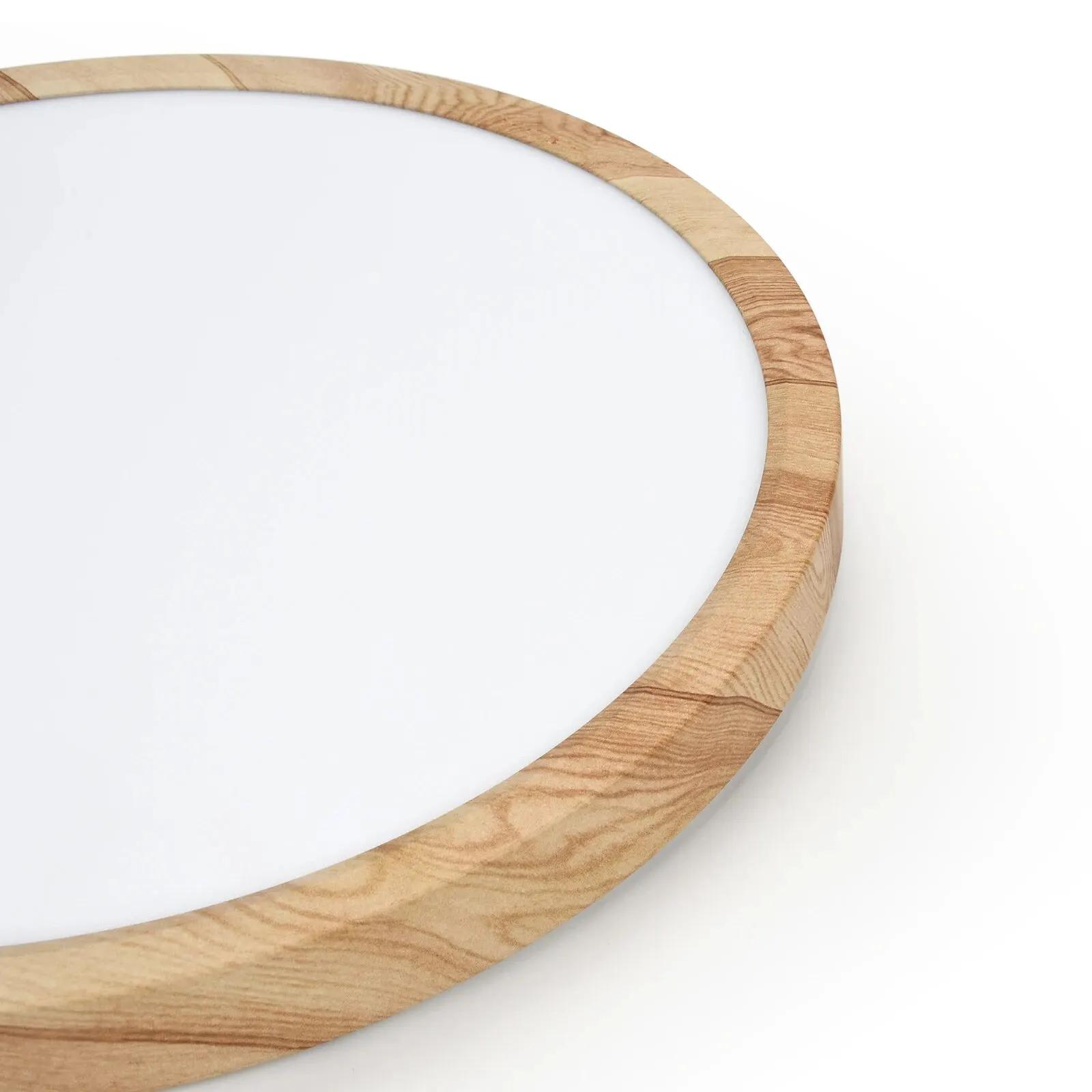 LVL LED plafonnier Grain de bois et blanc 3 en 1 couleurs d'éclairage éclairage domestique cuisine c
