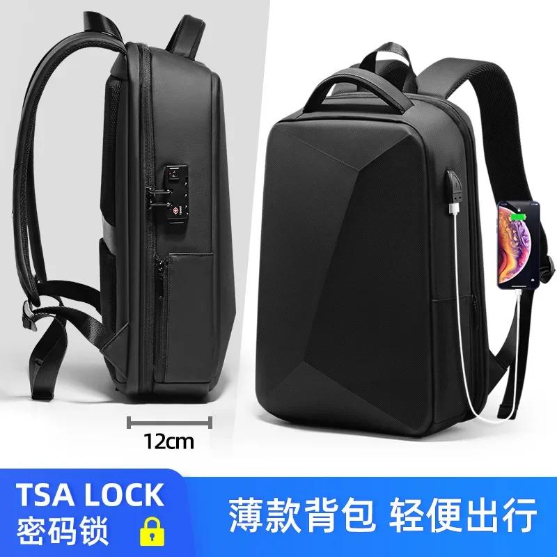 Noir ordinateur intelligent sacs pour ordinateur portable pour hommes sac à dos nouveau étanche étud