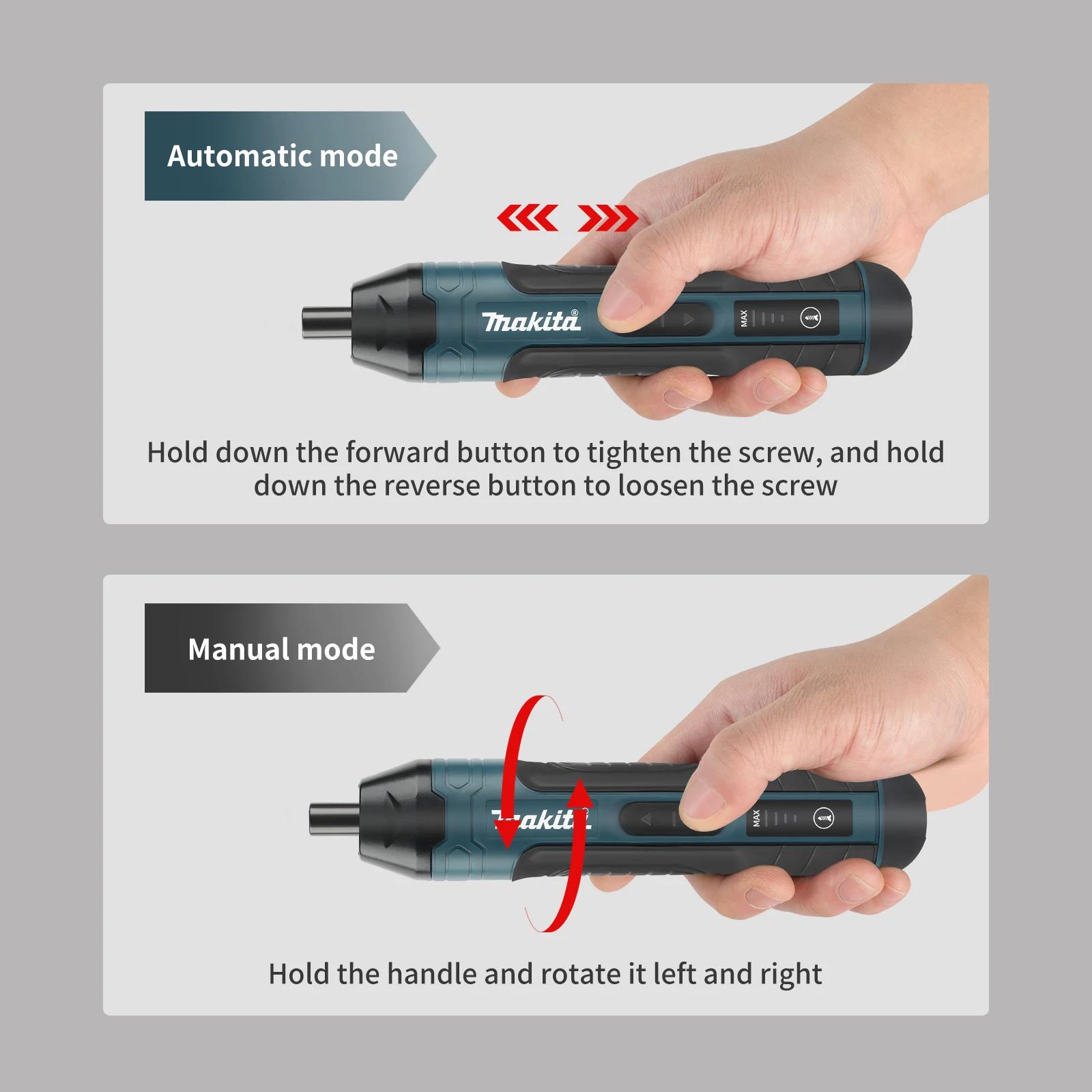 Tournevis électrique sans fil Makita |   couple 3,6 V 5 N.m |   Mandrin 1/4" |   Batterie Li-ion 130
