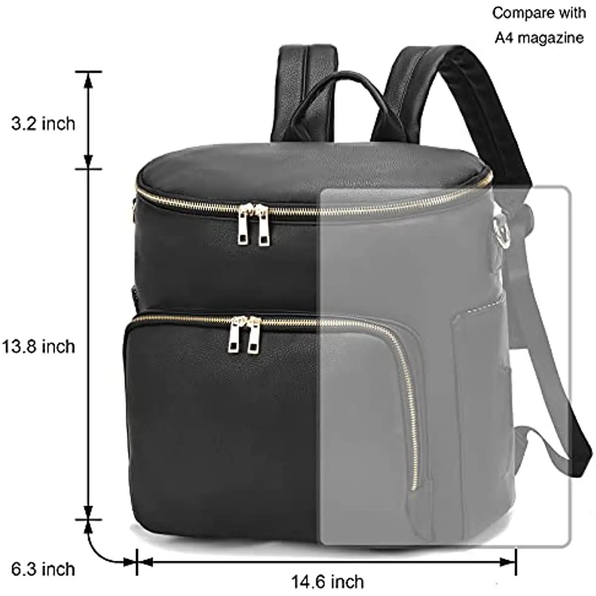 Sac à couches sac à dos sac à dos en cuir pour femmes sac à dos de voyage sac bébé grand avec sangle