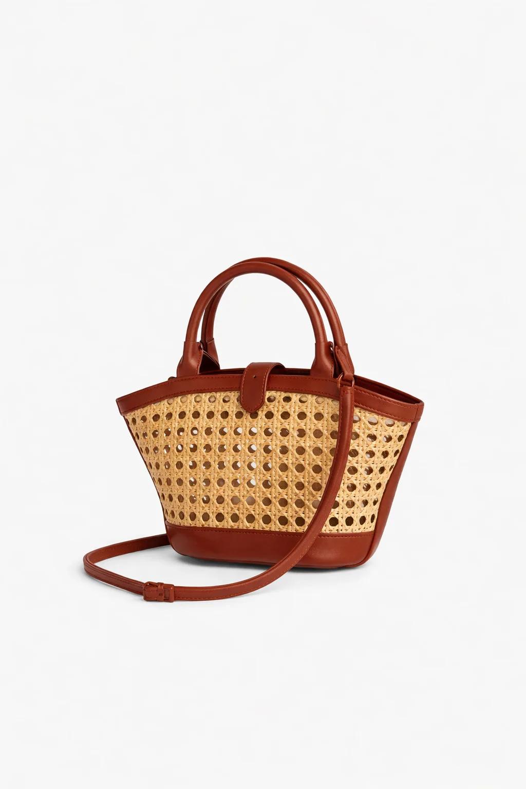 Sac à langer de luxe tendance pour femme, sac à bandoulière élégant en cuir grande capacité, style c
