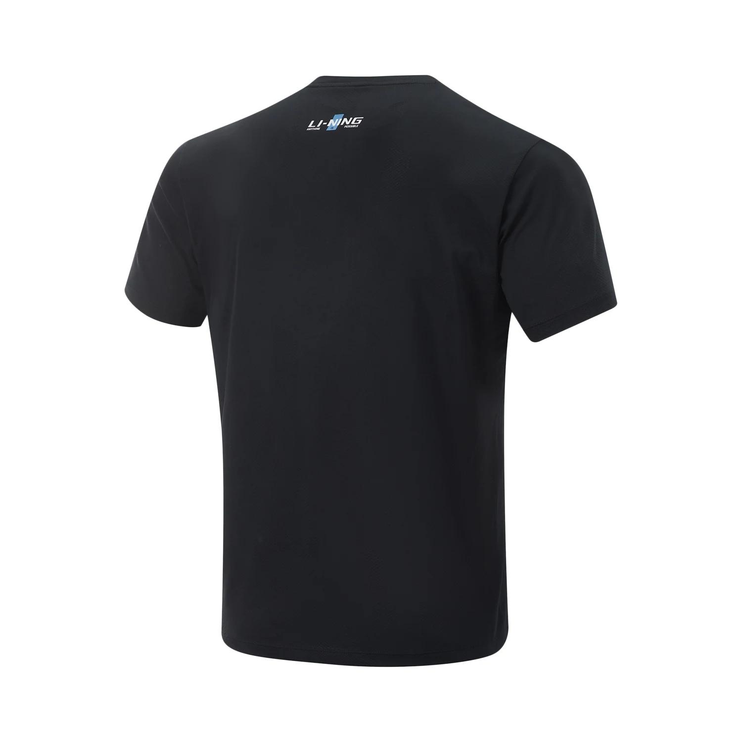 Li-ning T-shirt d'entraînement pour hommes AT DRY ULTRA 90% Polyester 10% élasthanne coupe régulière