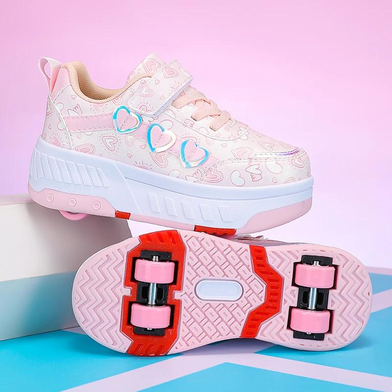 Chaussures à roulettes pour enfants, baskets à roulettes, patins à roulettes pour enfants, chaussure
