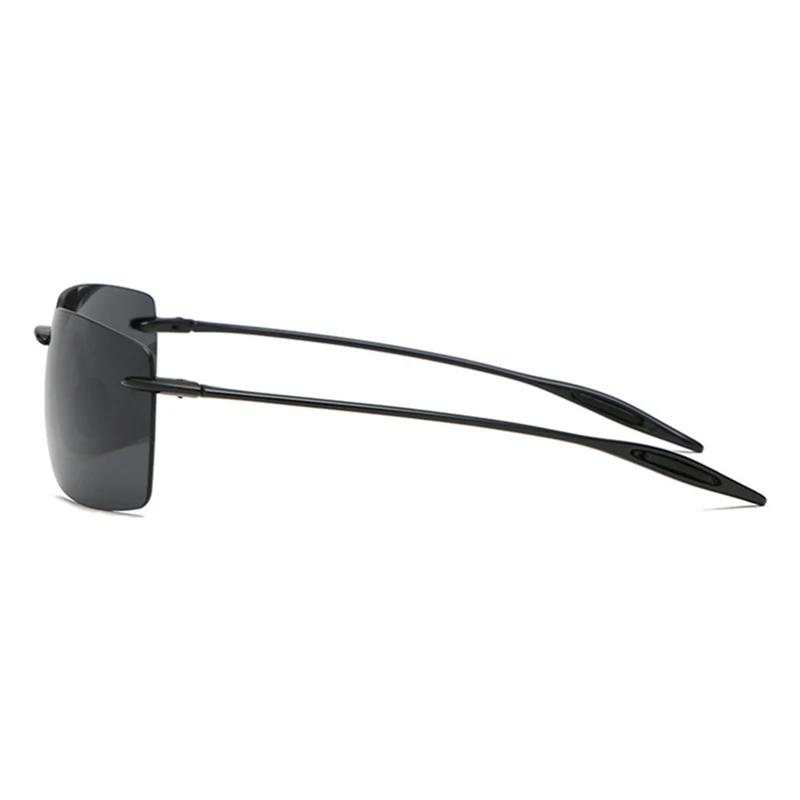 Lunettes de soleil ultralégères TR90 pour hommes et femmes, sans cadre, pour conducteur, conduite, m
