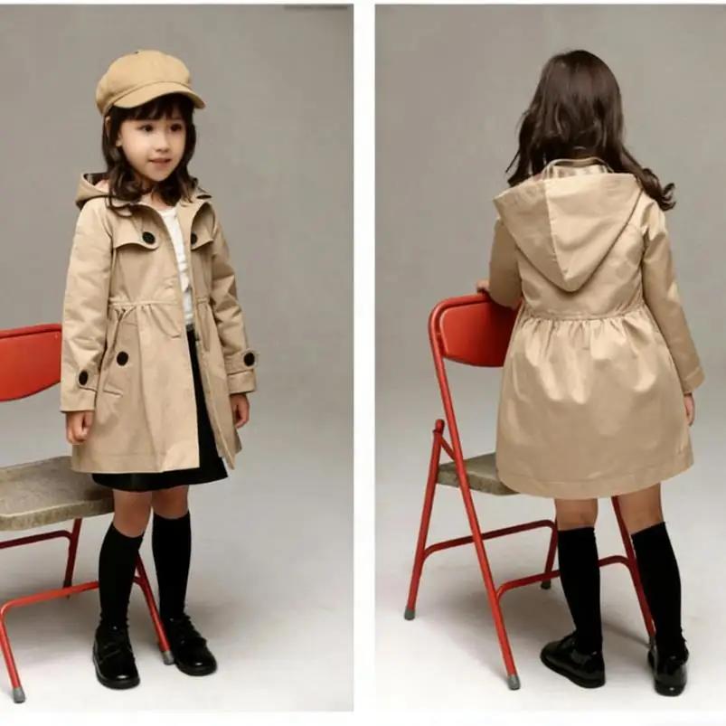 Veste coréenne pour enfants, version printemps-automne, cardigan de couleur unie, longue veste décon