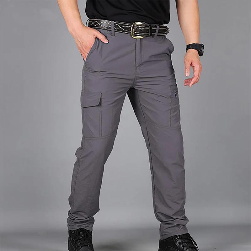 Pantalon Cargo tactique pour hommes, pantalon décontracté, imperméable, multi-poches, vêtements de t