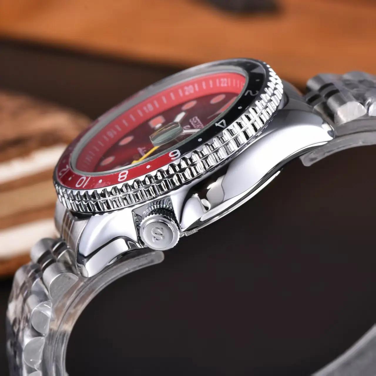Montre mécanique automatique Seiko pour hommes et femmes, montre de couple, calendrier décontracté e