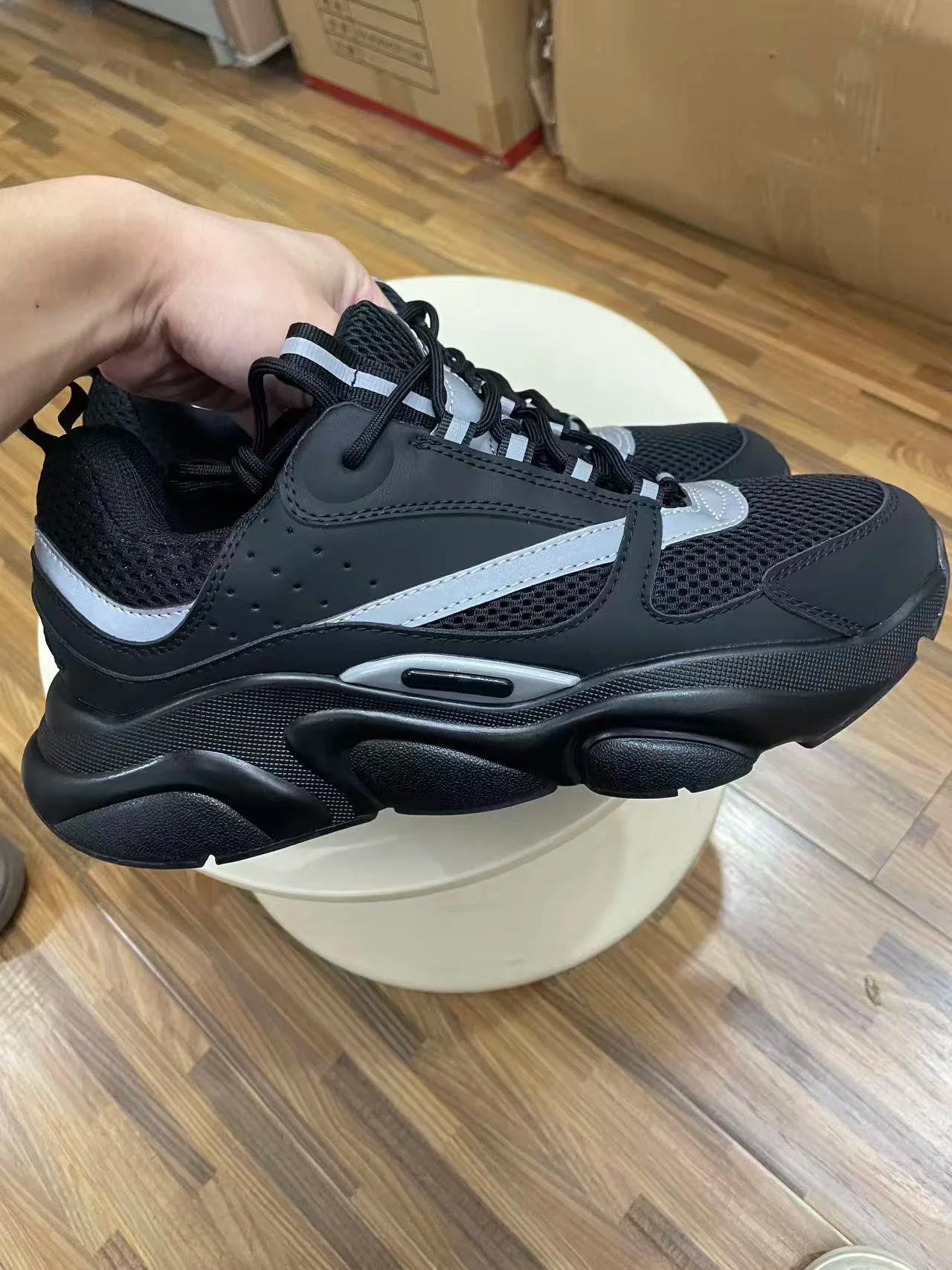 Sneakers unisexes B22 en mesh respirant, absorption des chocs, antidérapantes, légères, coupe basse,