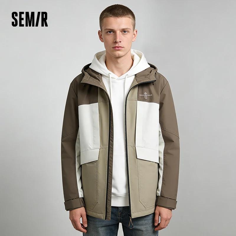Veste Décontractée Fonctionnelle Homme Semir Printemps 2026 Imperméable Anti-taches Anti-huile Style