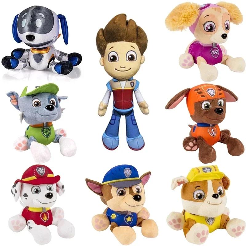 27cm patte en peluche chien Everest Tracker Chase Skye peluche poupée Anime peluche enfants jouets c