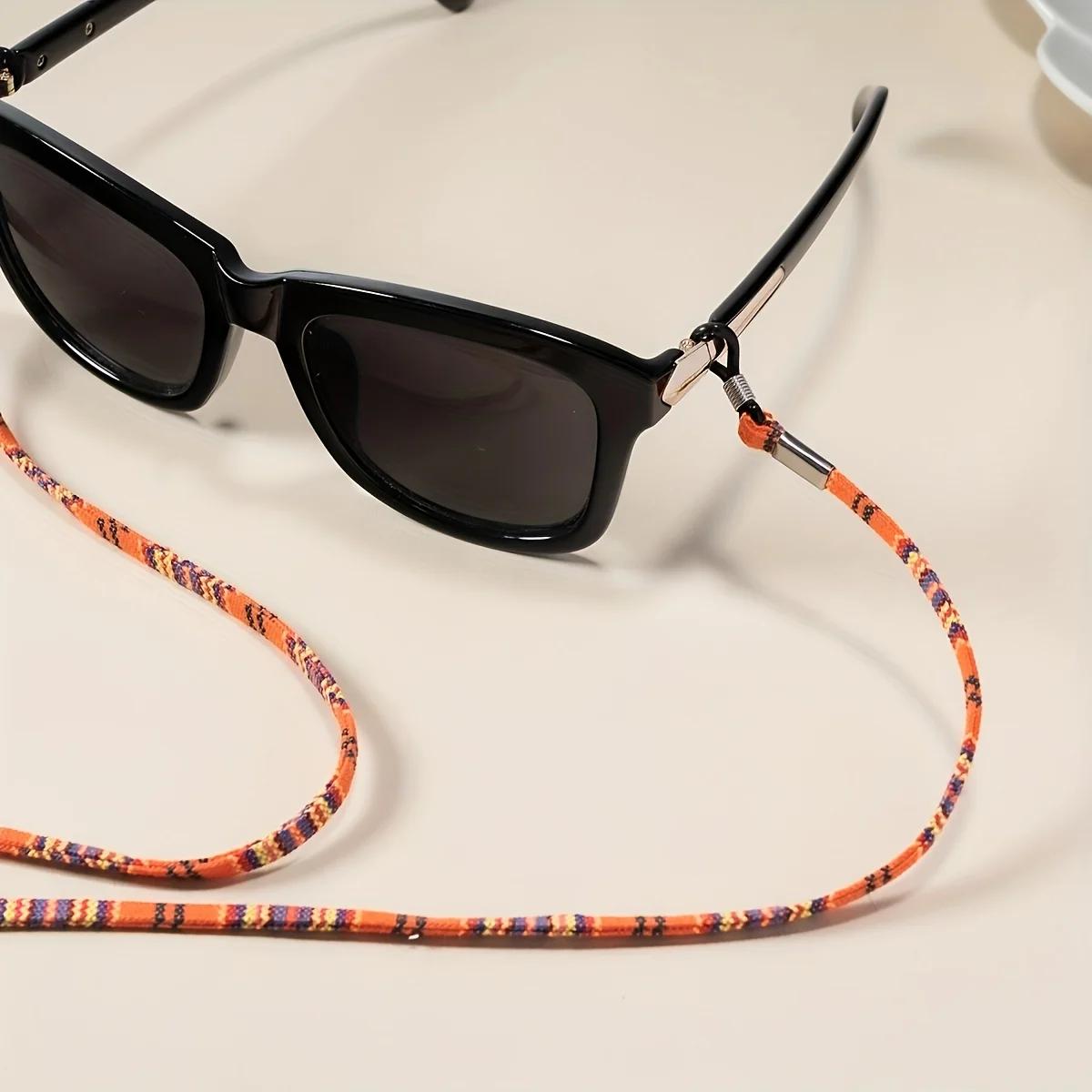 3 pièces lunettes de soleil coton sangle de cou sangle de fixation lunettes suspendus sangle de cou 