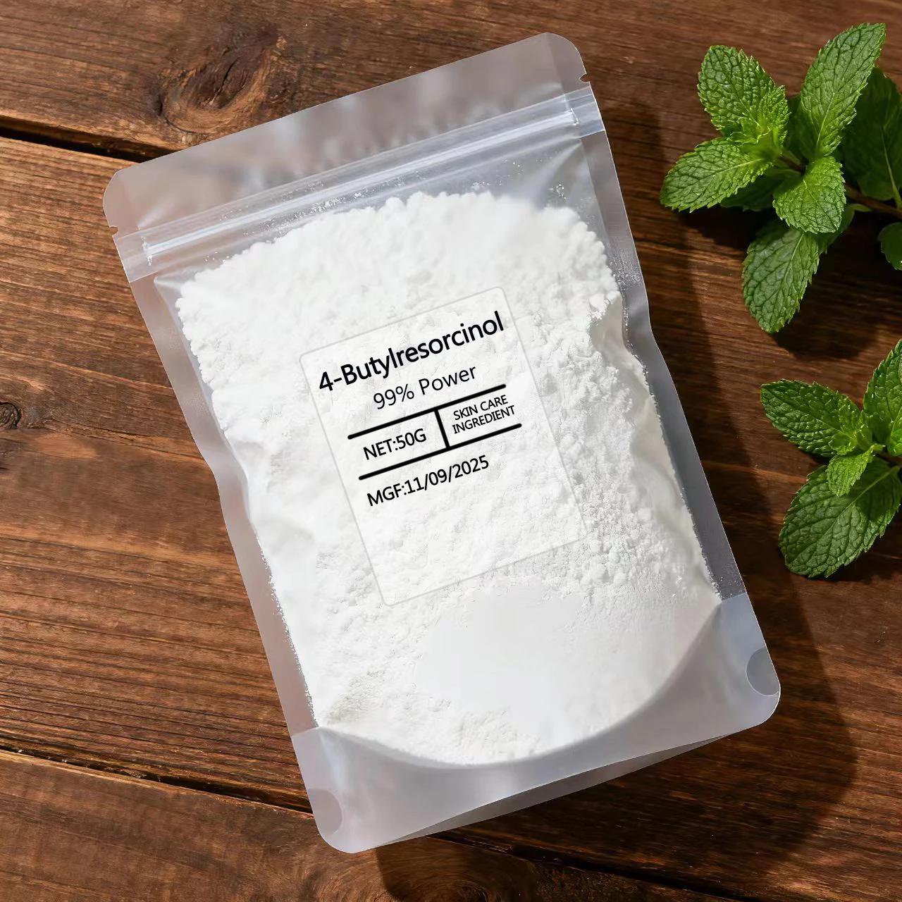 Matières premières cosmétiques inhibition de la mélanine poudre brute 4-Butylresorcinol 577 377 CAS 