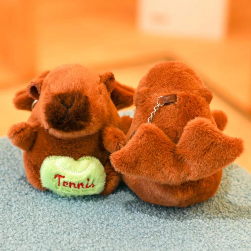 Jouet en peluche Capybara mignon, sweat à capuche avec ailes, poupée de Simulation, animaux en peluc