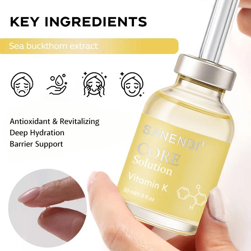 Sérum Sanendi 7 en 1 à l'acide hyaluronique, au GSH, au collagène et aux peptides, solution EX10O CO