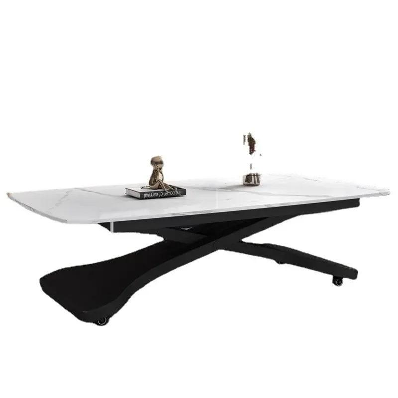 Table basse à usage touristique, table à manger domestique, levage mobile, moderne, simple, petit ap