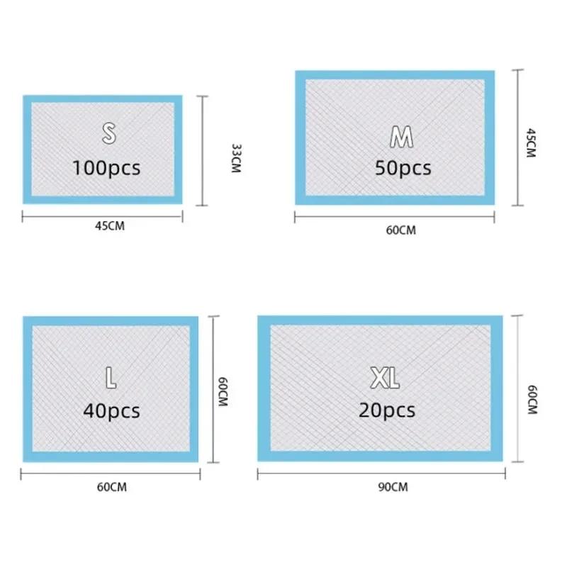 Paquet de 20/40/50/100 matelas à langer jetables pour bébé sous-vêtements imperméables et respirants