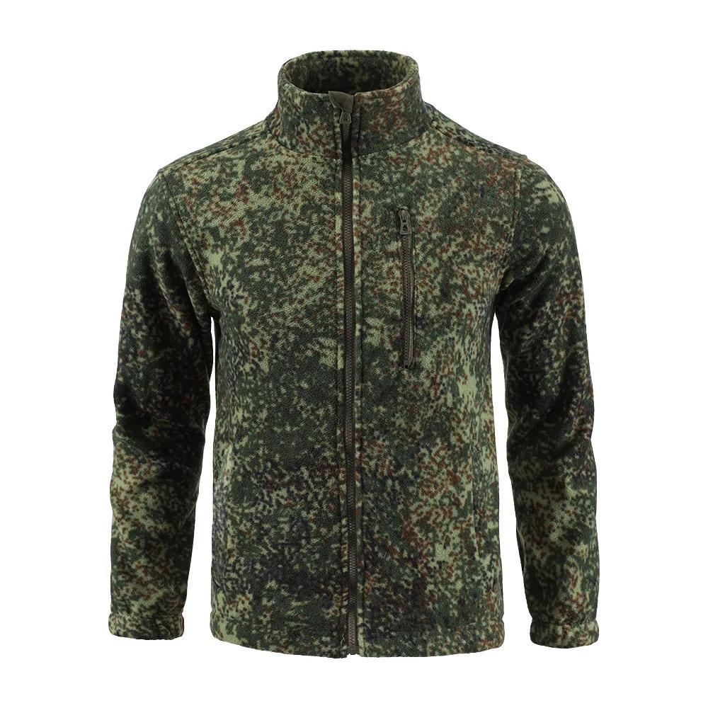 Veste polaire de Camouflage d'extérieur, Cardigan polaire Double face, veste tactique, combinaison d