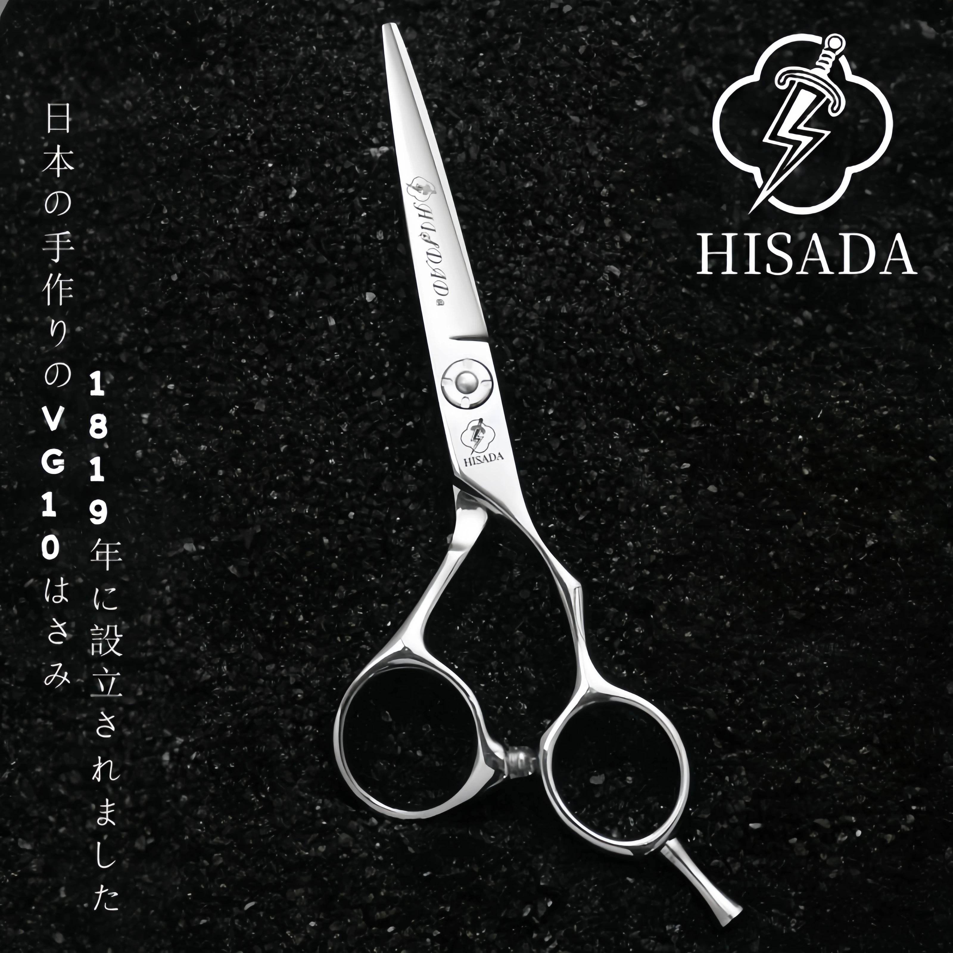 HISADA ciseaux de coiffeur 5.5 pouces ciseaux de coiffure professionnels japonais à la main VG10 mat