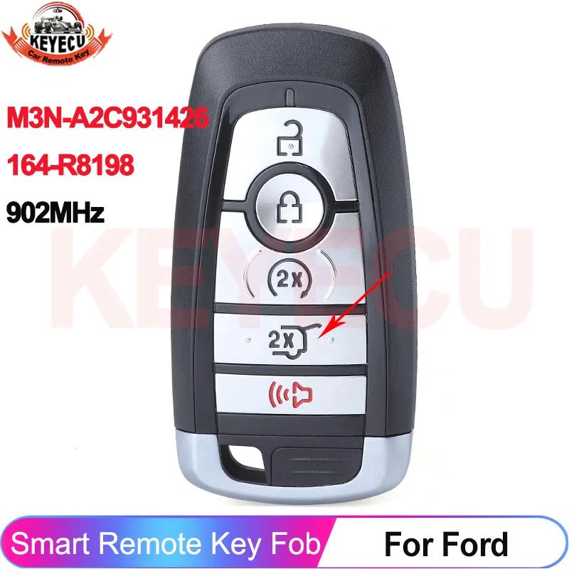 KEYECU 164-R8198 902MHz pour Ford Expedition Explorer Escape Edgs 2018 2019 2020 2021 2022 clé intel