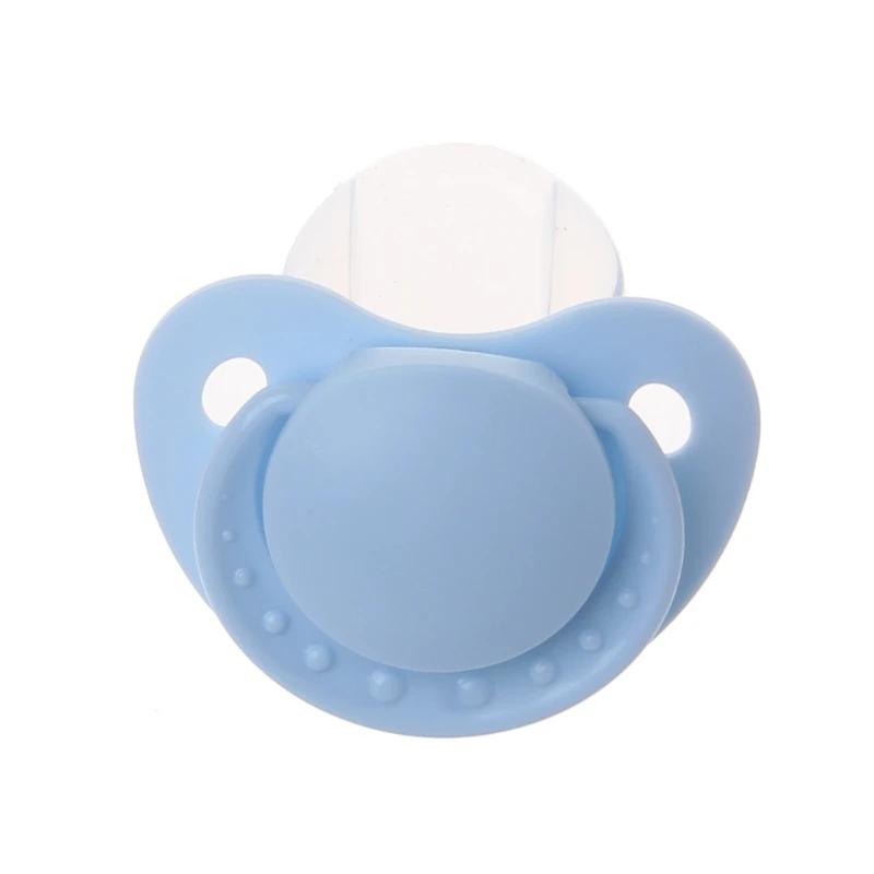 Sucette apaisante pour adultes et bébés - Bouclier grande poignée rose bleu beige - Calme immédiat