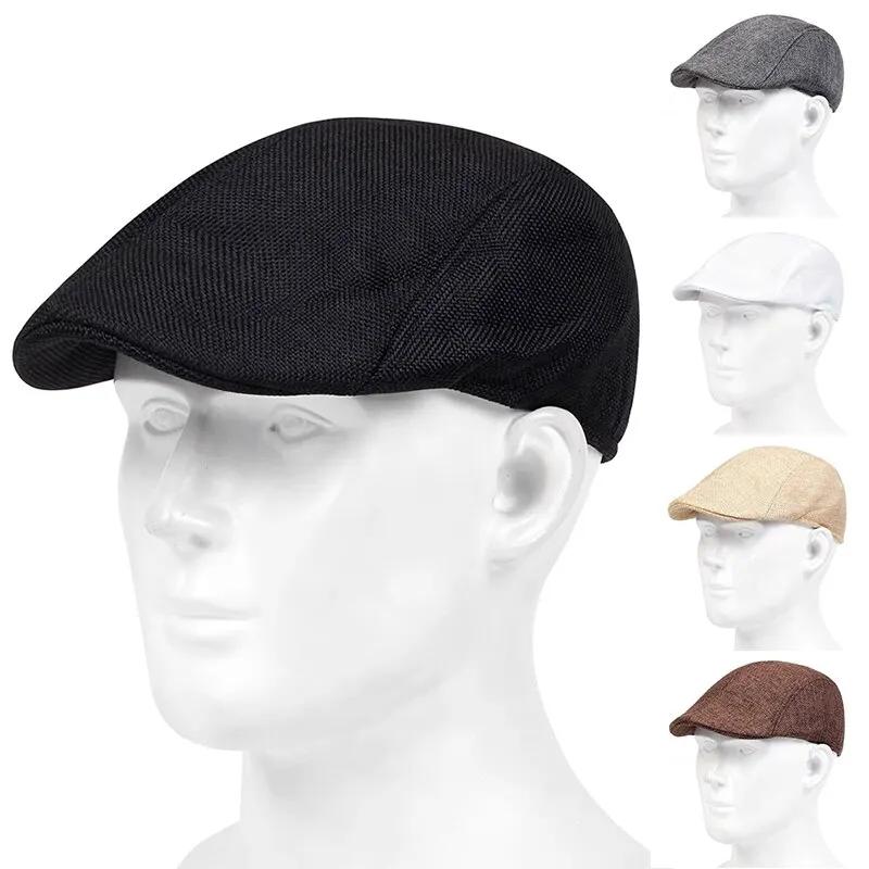 Casette solide pour hommes, chapeaux de Golf décontractés en plein air, tendance de rue, printemps e
