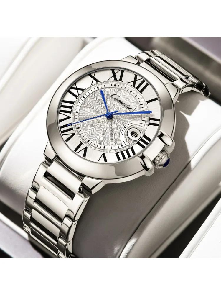Montre pour hommes ballon bleu hommes étanche mode affaires Quartz hommes Warches chiffre romain