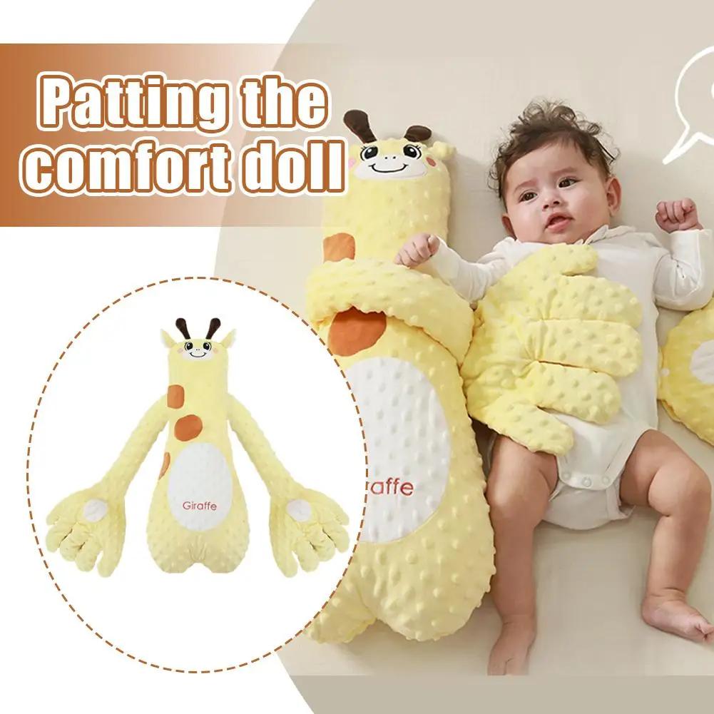 Oreiller de Sommeil pour Bébé Girafe 3 Modes avec Télécommande, Aide au Sommeil Électrique pour Bébé