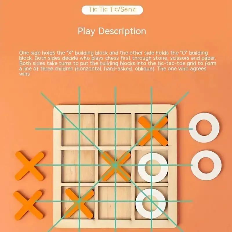 Jeu d'Échecs Montessori en Bois pour Enfant, Mini Puzzle d'Interaction, Entraînement du Cerveau, App