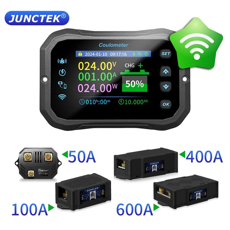 Compteur Coulomb WiFi KM140F, volt-ampèremètre de puissance, indicateur de capacité de batterie au l