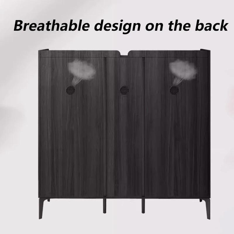 Étagère de rangement grandes armoires à chaussures derrière la porte armoires à chaussures moderne d